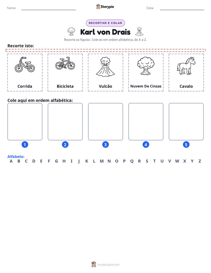 Recortar & Colar Alfabeto