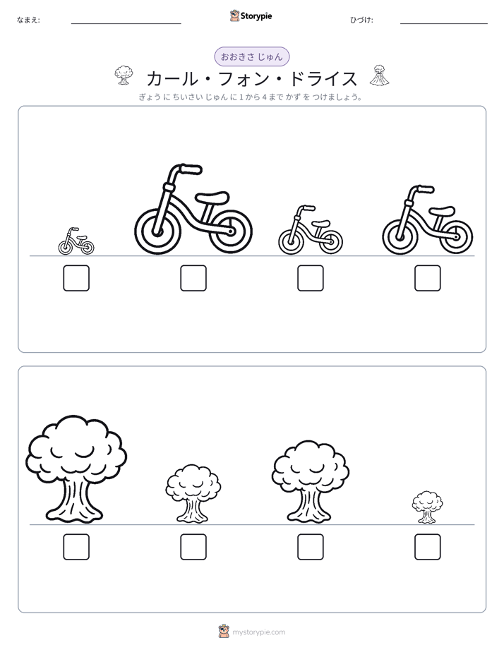 サイズ順