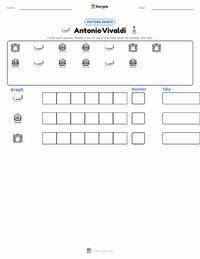 Antonio Vivaldi printable worksheet preview