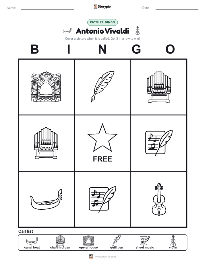 Picture Bingo