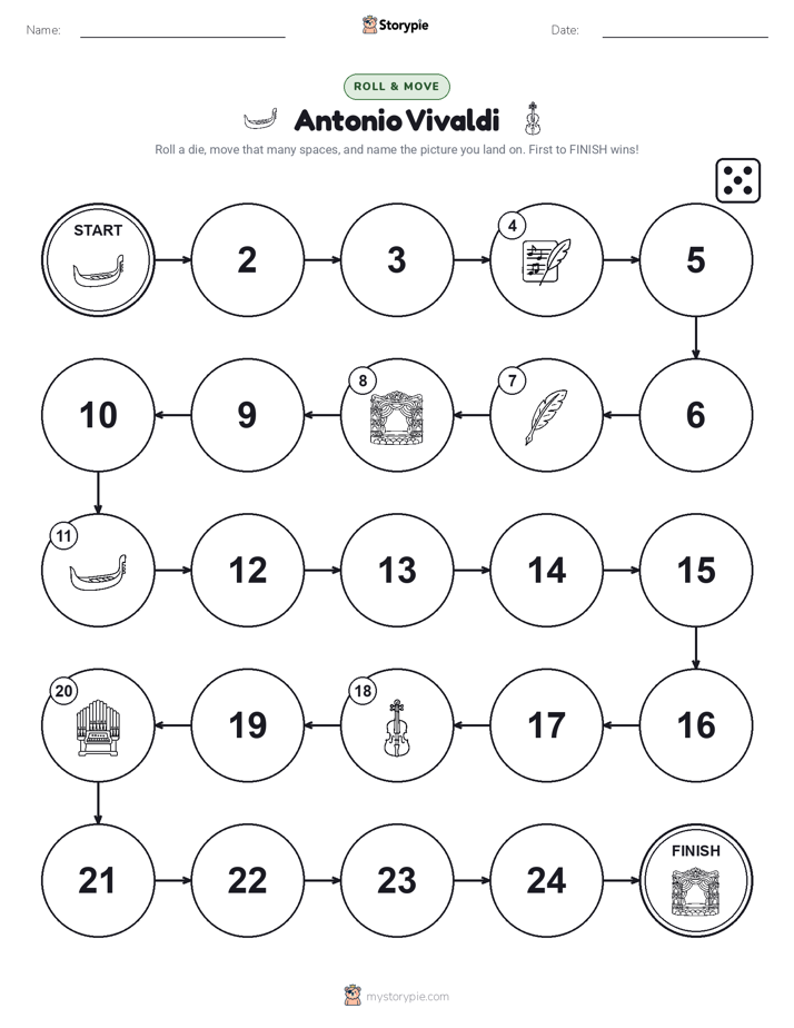 Roll & Move Game