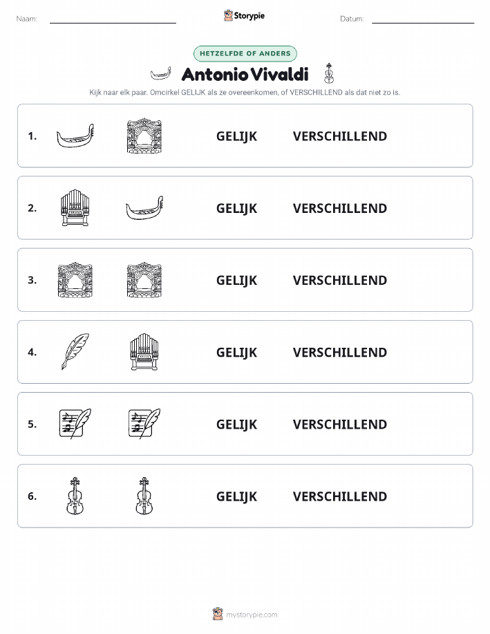 Zelfde of Verschillend