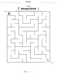 Baroque Period printable worksheet preview