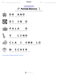 Anteprima della scheda stampabile di Periodo Barocco