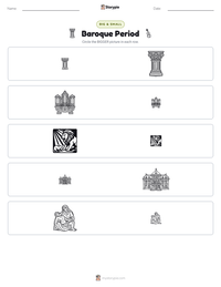Baroque Period printable worksheet preview