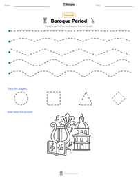 Baroque Period printable worksheet preview