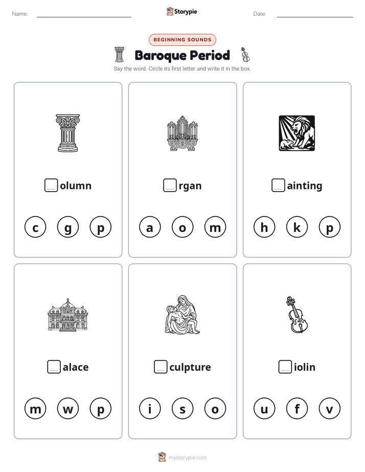 Beginning Sounds