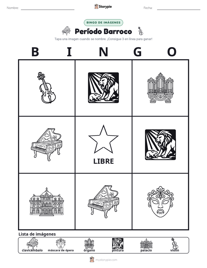 Bingo de Imágenes