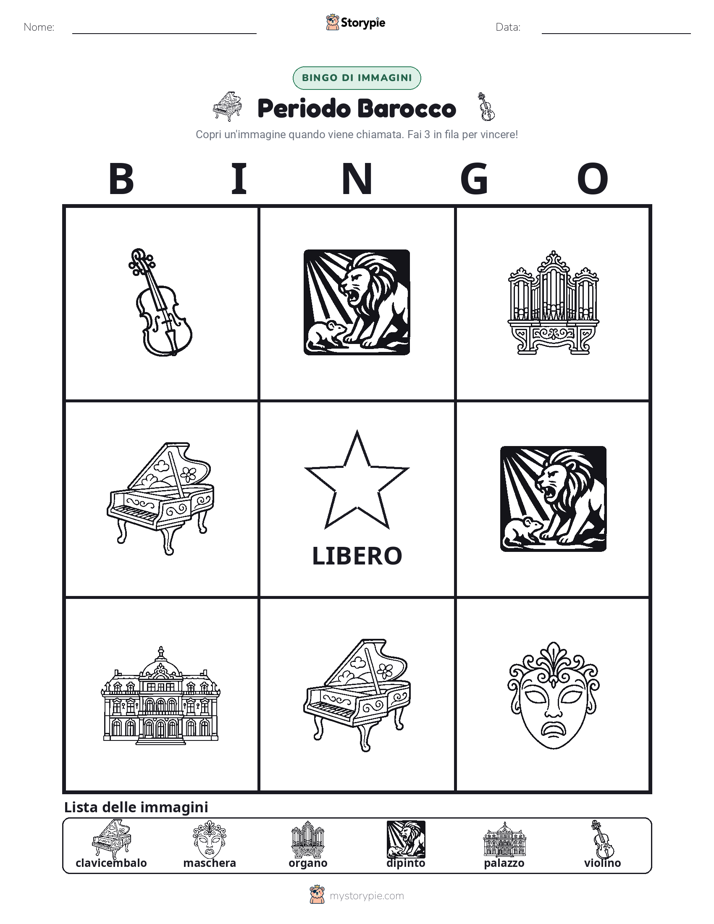 Bingo delle Immagini