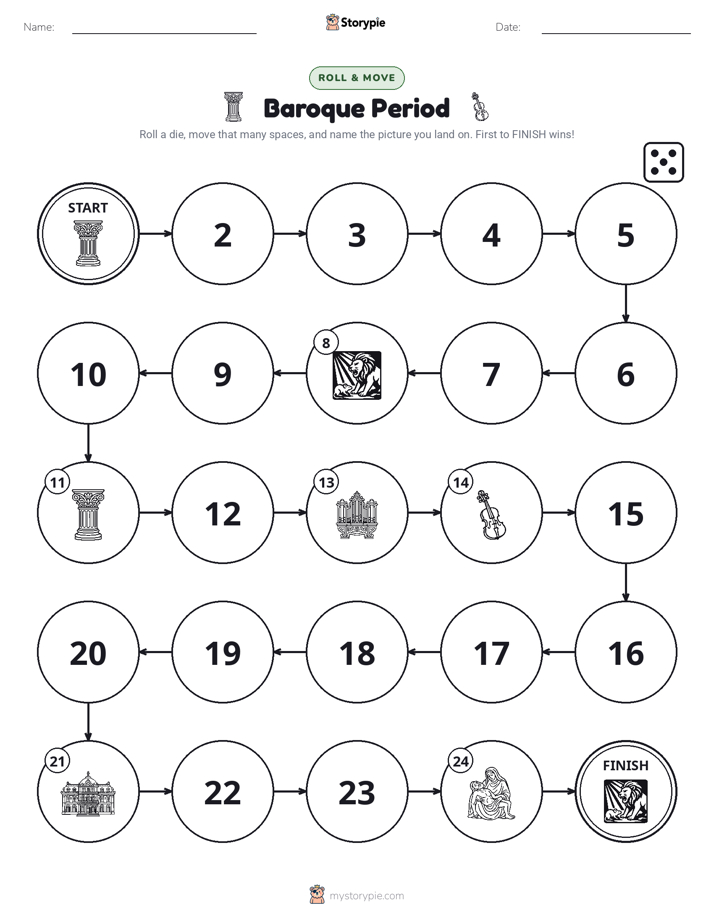Roll & Move Game