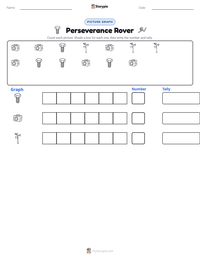 Perseverance Rover printable worksheet preview