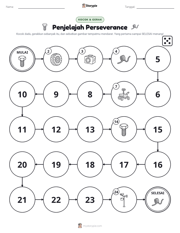 Permainan Gulung & Pindah