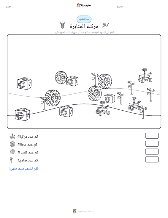 مشهد العد