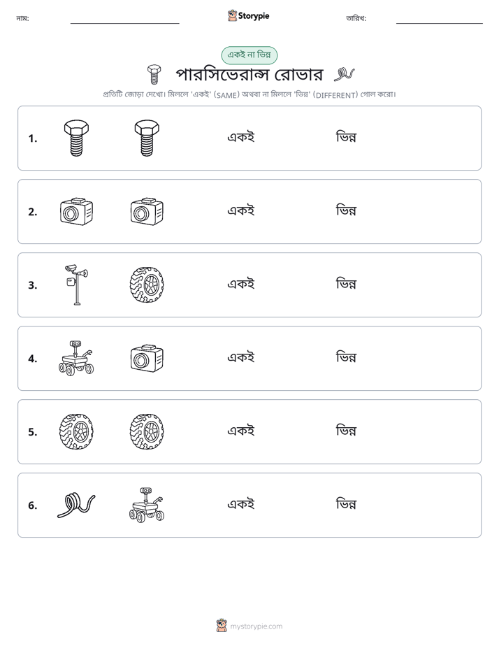 একই বা ভিন্ন