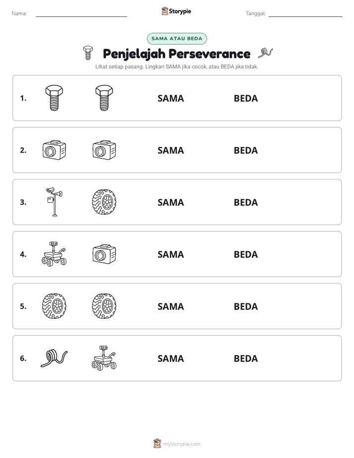 Sama atau Berbeda