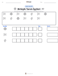 Birleşik Tarım İşçileri yazdırılabilir çalışma sayfası önizlemesi