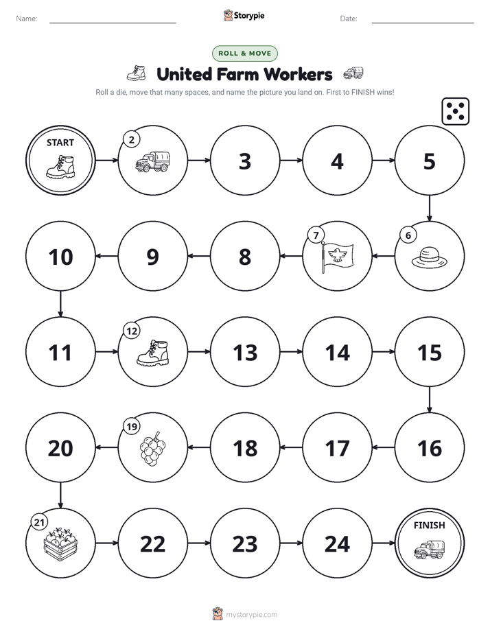 Roll & Move Game