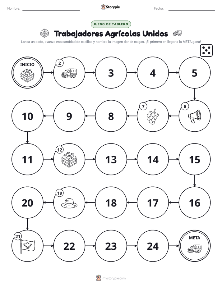 Juego de Rueda y Avanza