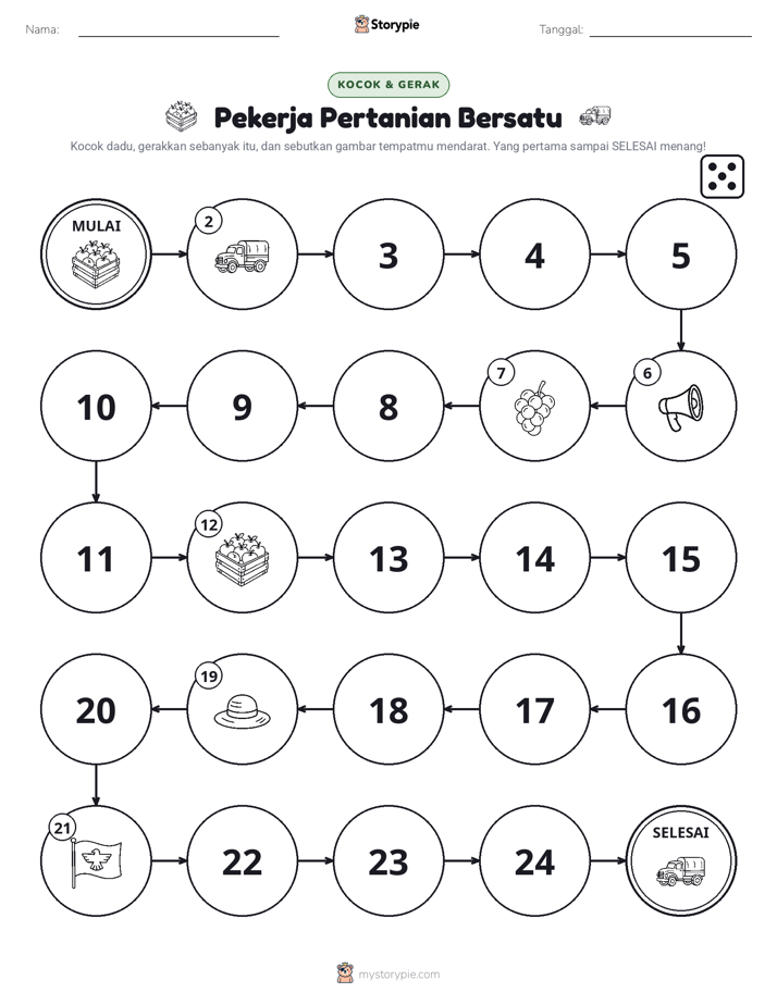 Permainan Gulung & Pindah