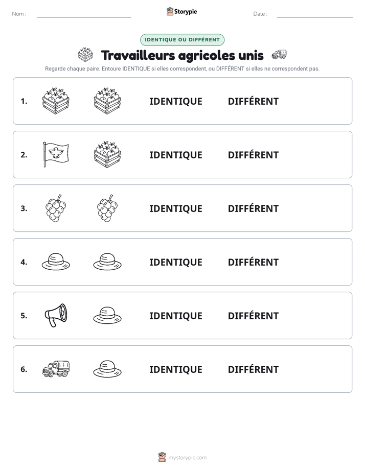 Identique ou Différent