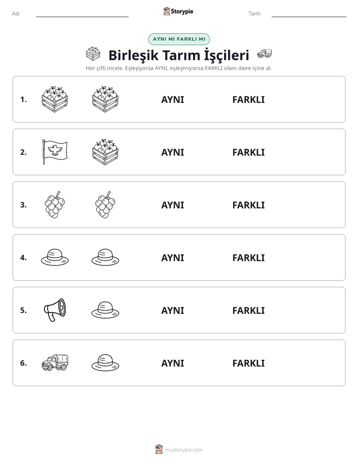 Aynı mı Farklı mı