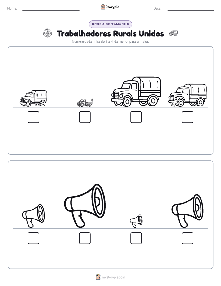 Ordem de Tamanho