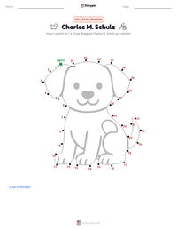 Anteprima della scheda stampabile di Charles M. Schulz
