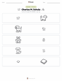 Anteprima della scheda stampabile di Charles M. Schulz