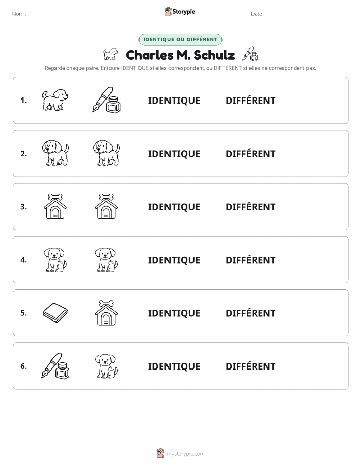 Identique ou Différent