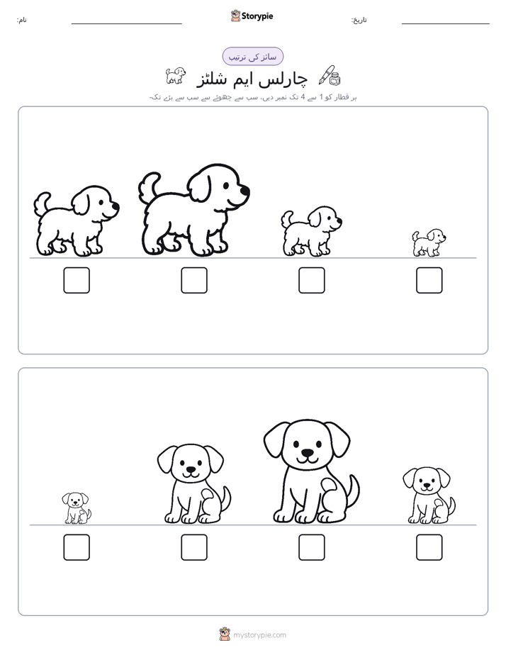 سائز کی ترتیب