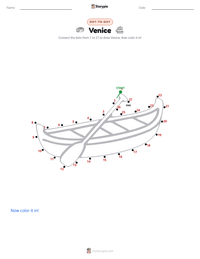 Venice printable worksheet preview