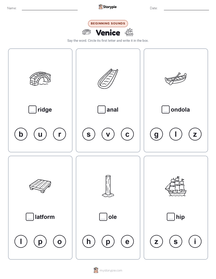 Beginning Sounds
