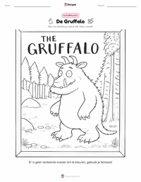 De Gruffalo (boek) kleurplaat voor kinderen