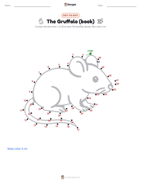 The Gruffalo (book) printable worksheet preview