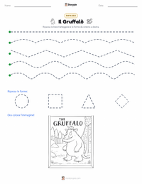 Anteprima della scheda stampabile di Il Gruffalò (libro)