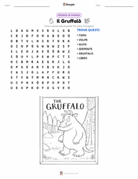 Anteprima della scheda stampabile di Il Gruffalò (libro)