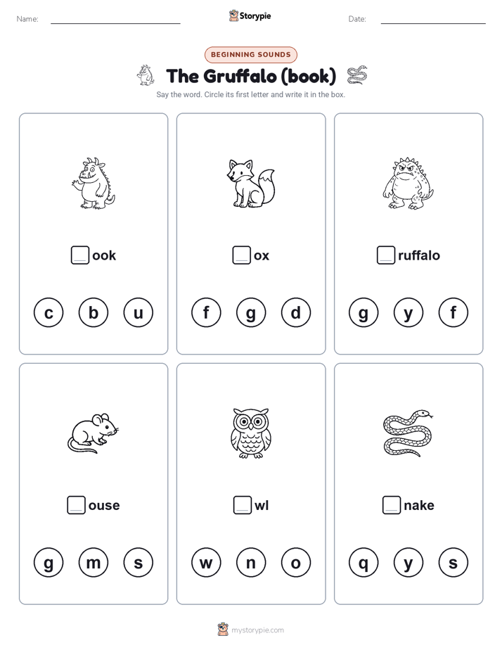 Beginning Sounds
