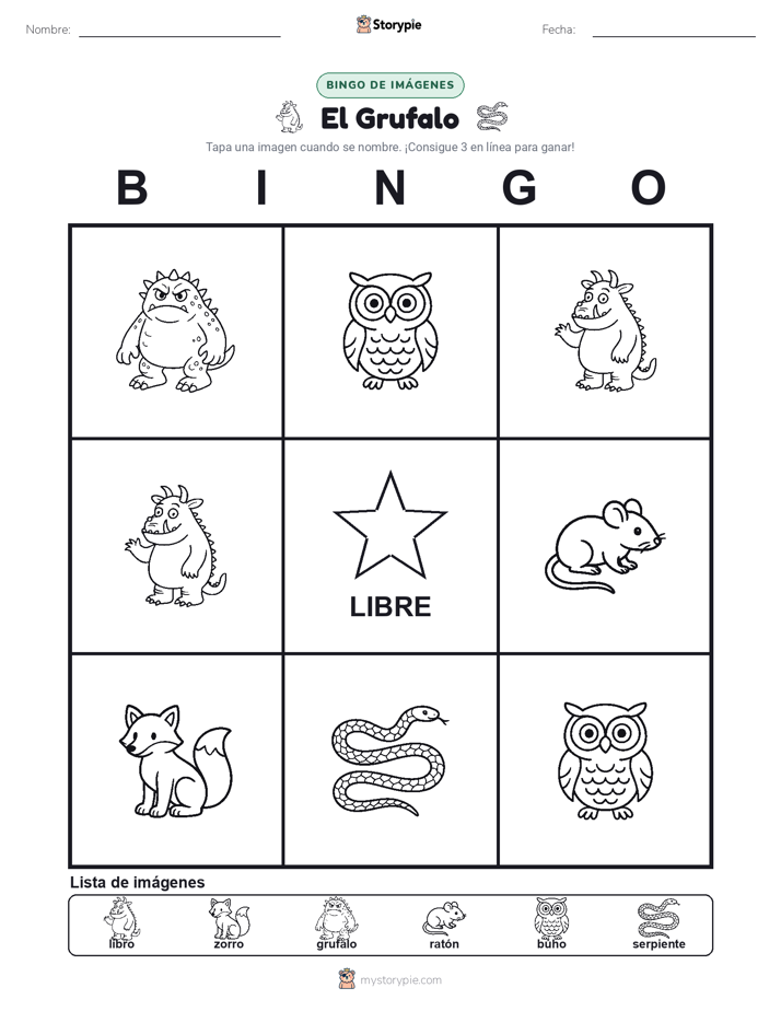 Bingo de Imágenes