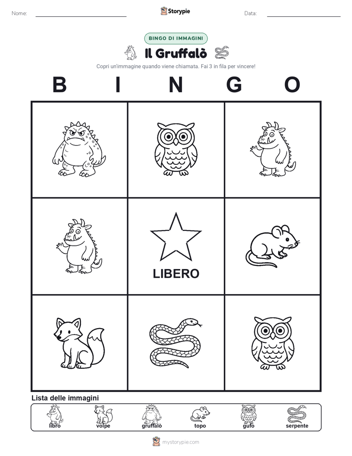 Bingo delle Immagini