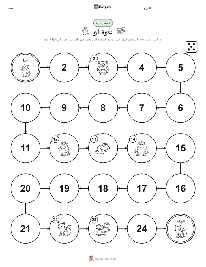لعبة لف و تحرك