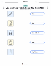 Tài liệu in sẵn Vắc-xin bại liệt thành công đầu tiên (1955) cho trẻ em