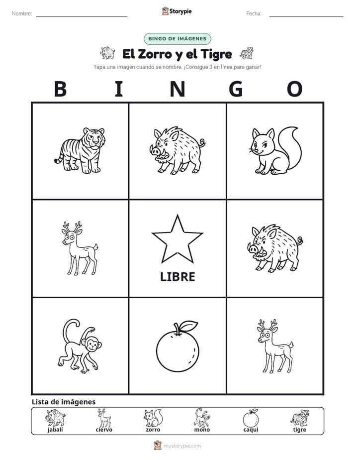 Bingo de Imágenes