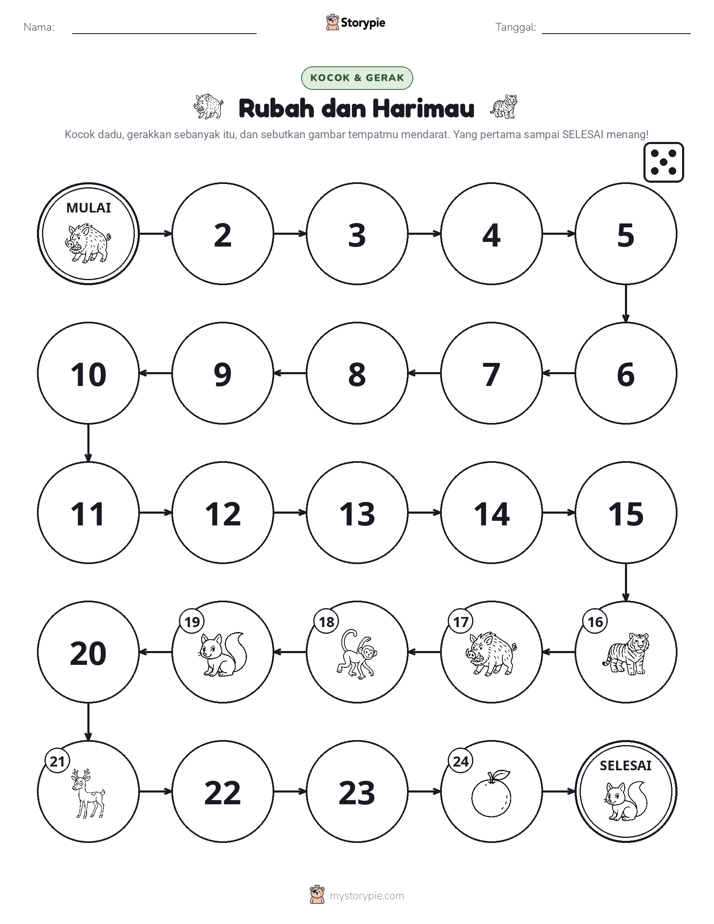 Permainan Gulung & Pindah