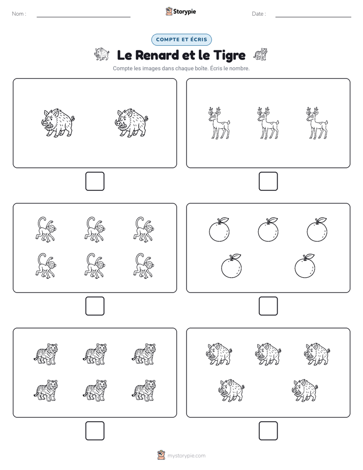 Compter & Écrire