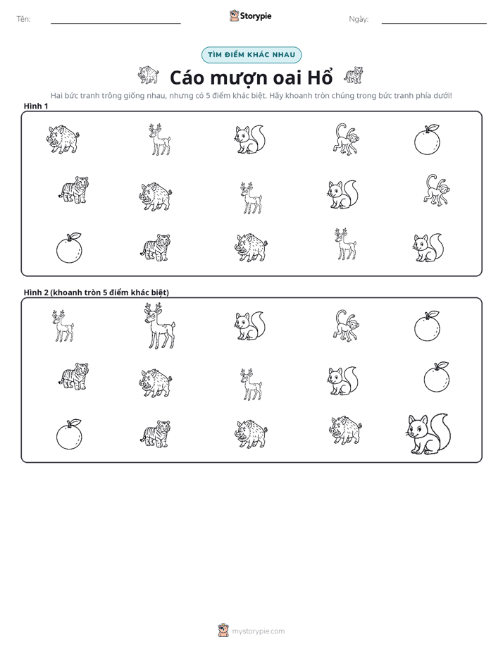 Tìm Sự Khác Biệt