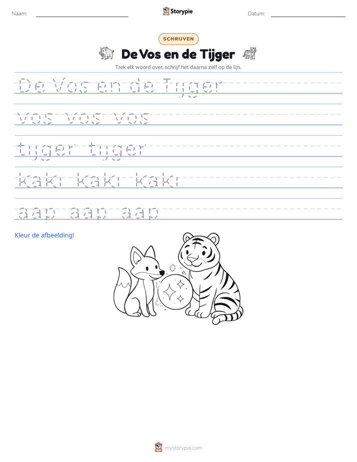 Schrijf Oefening