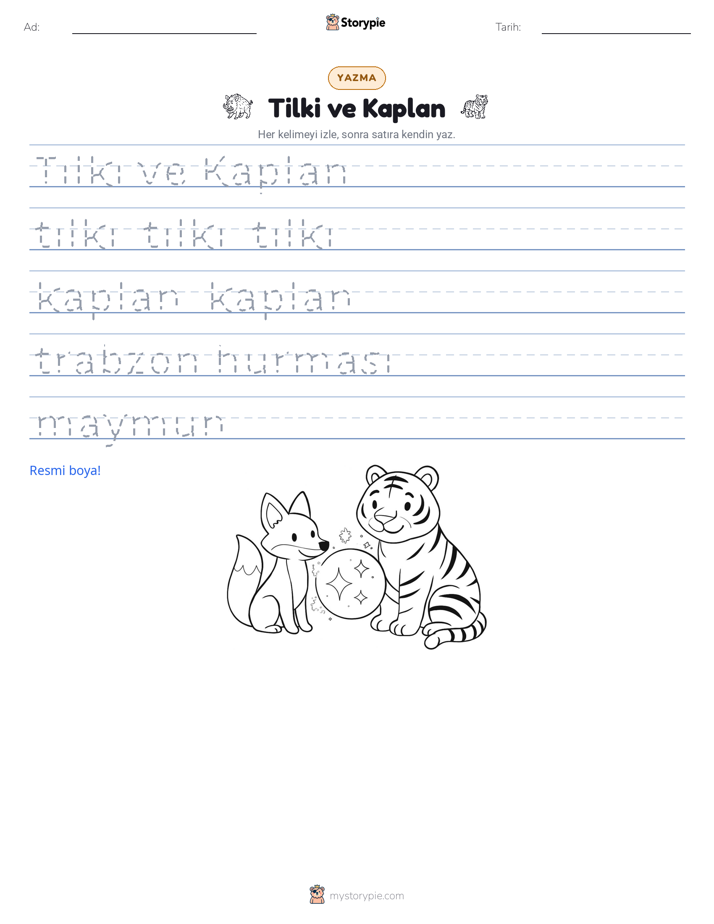 Yazma Pratiği