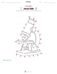 Jonas Salk printable worksheet preview