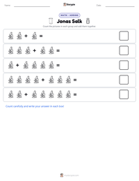Jonas Salk printable worksheet preview