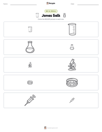 Jonas Salk printable worksheet preview
